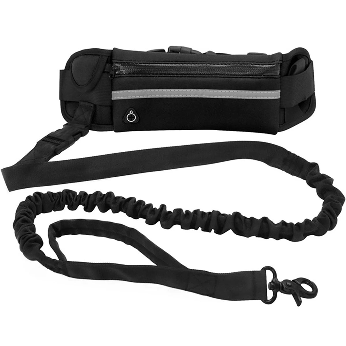 Hands-Free Reflective Dog Lead with Waist Belt