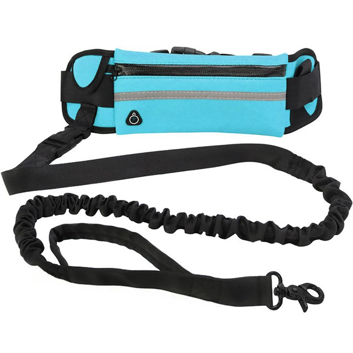 Hands-Free Reflective Dog Lead with Waist Belt