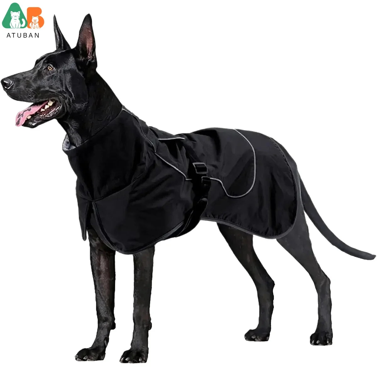 Waterproof Dog Coat – Fleece-Lined Winter Jacket