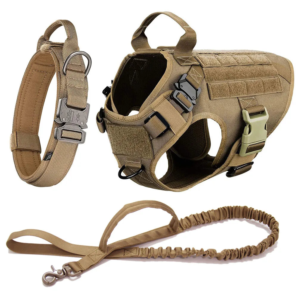 Tactical Dog Harness Set