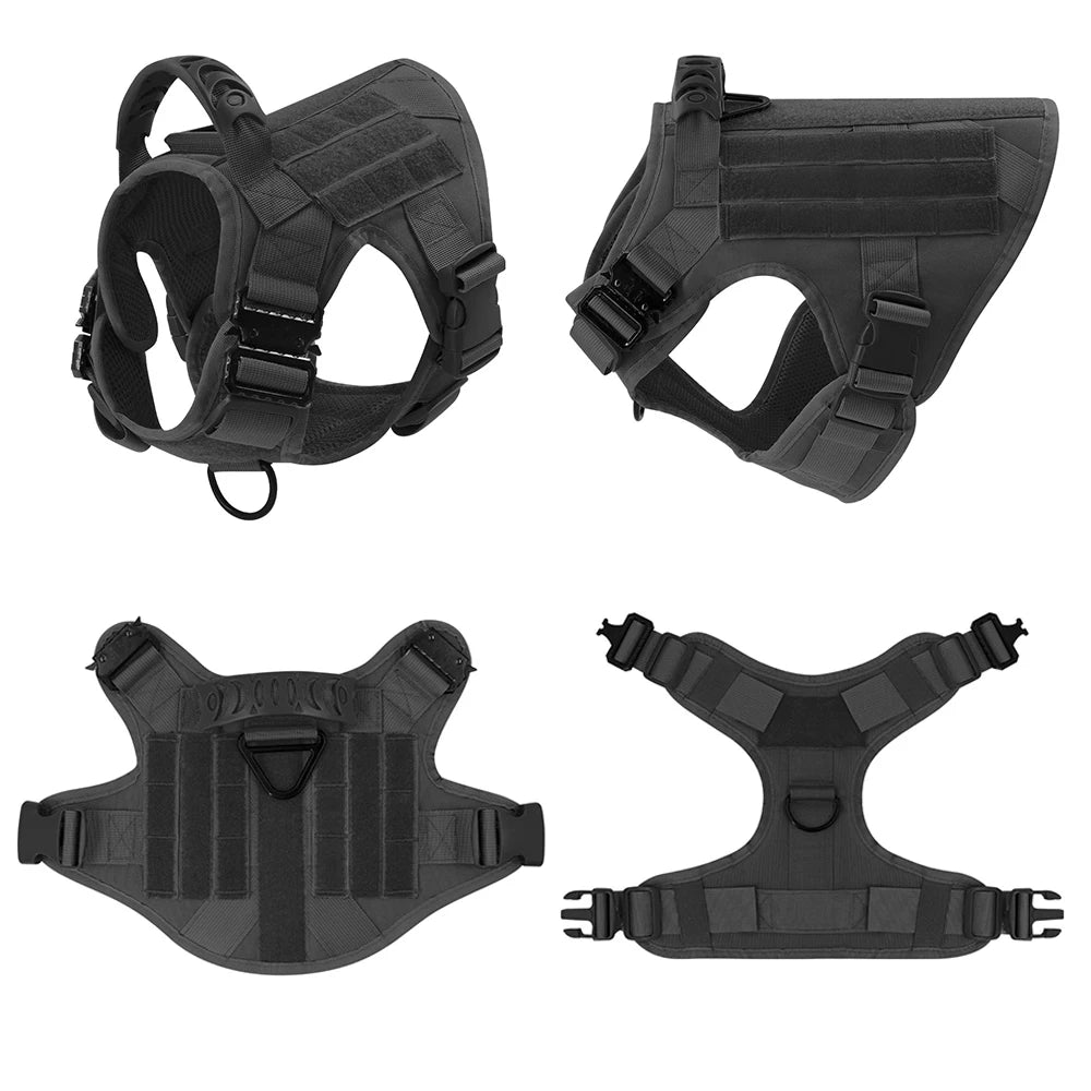 Tactical Dog Harness Set
