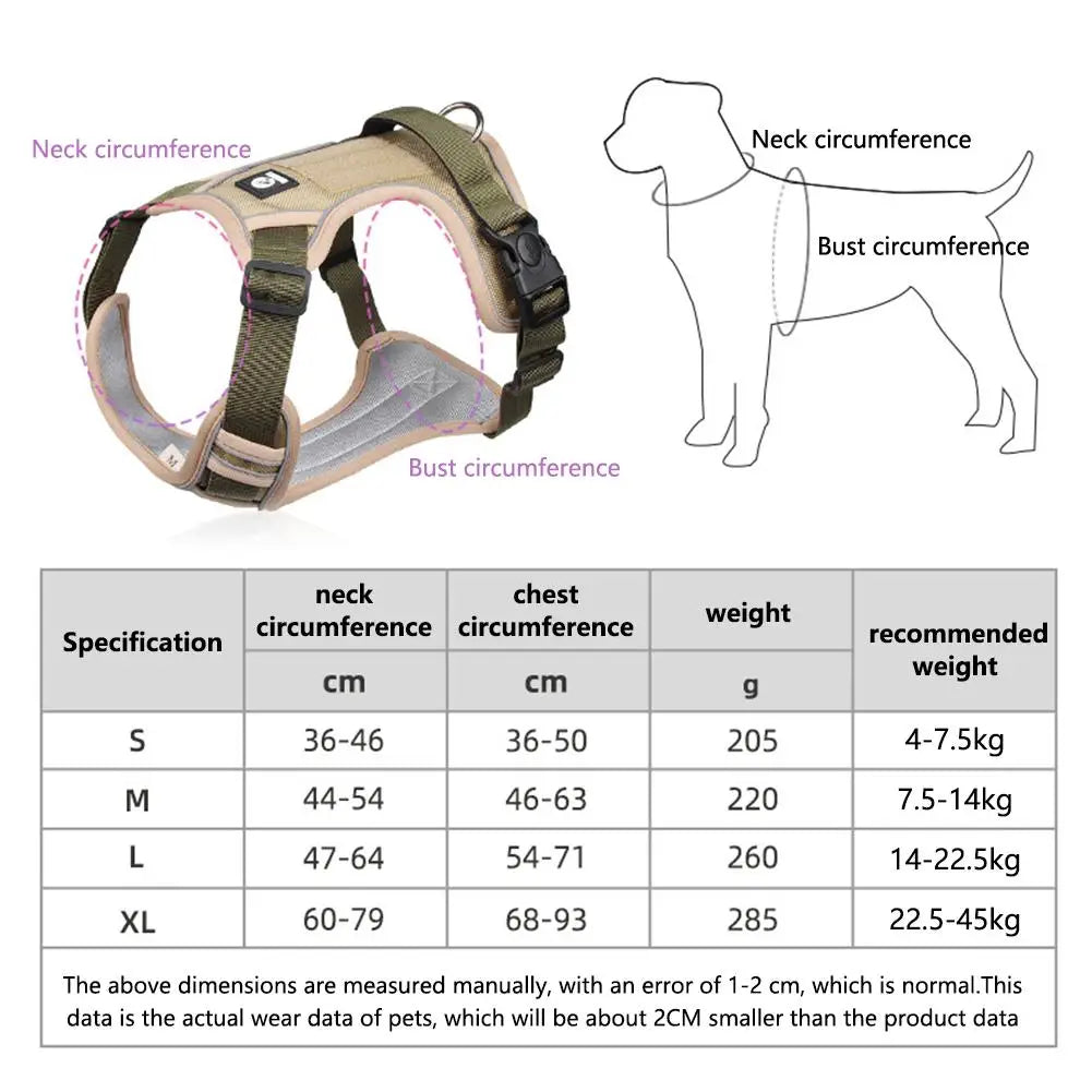 SafeStride™ Reflective No-Pull Dog Harness