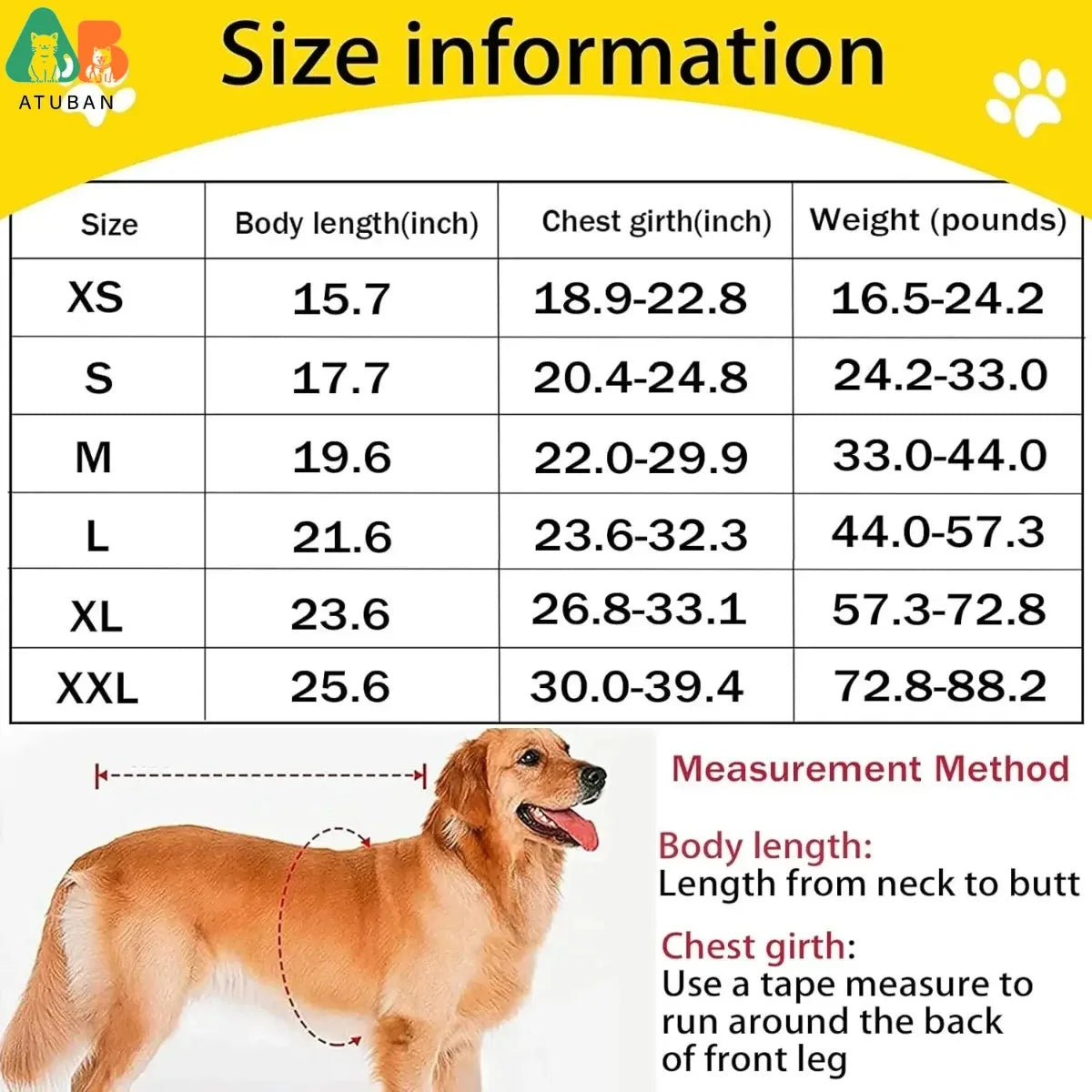 Waterproof Dog Coat – Fleece-Lined Winter Jacket