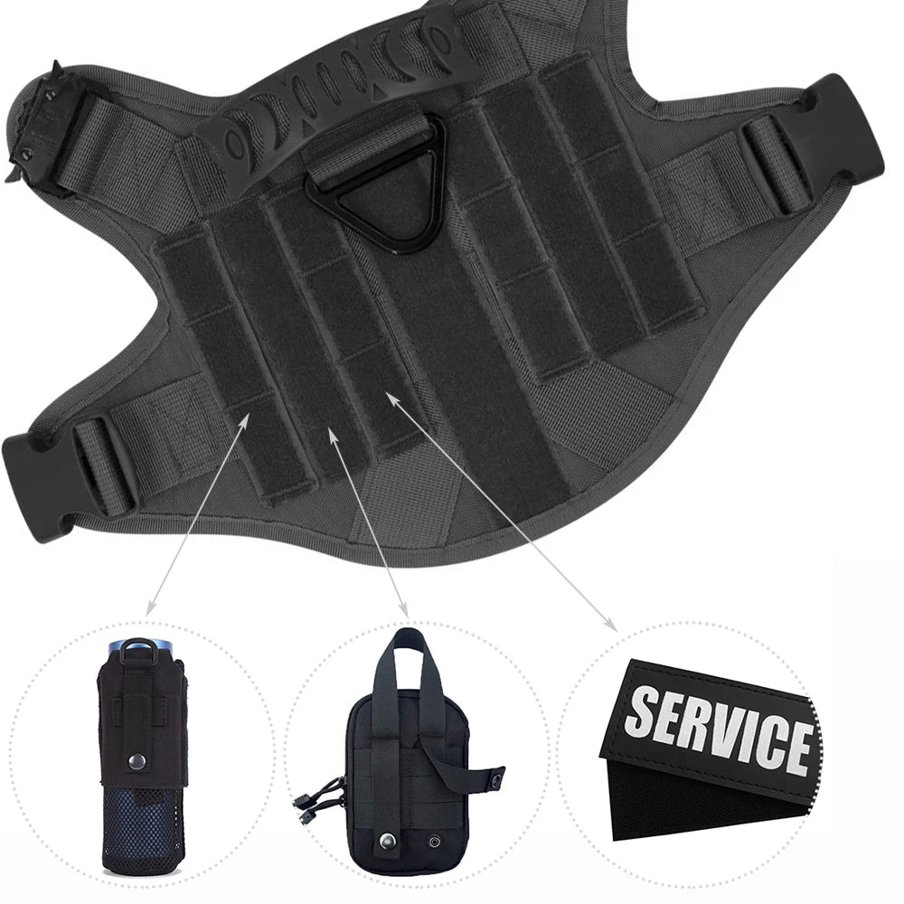 Tactical Dog Harness Set