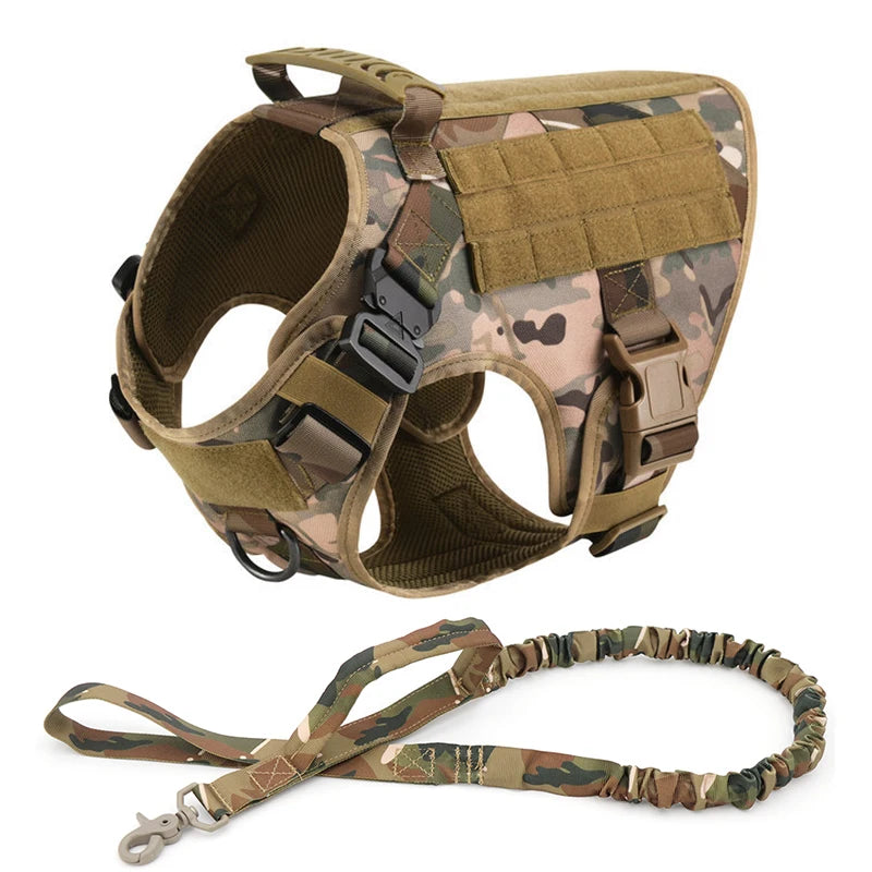 Tactical Dog Harness Set