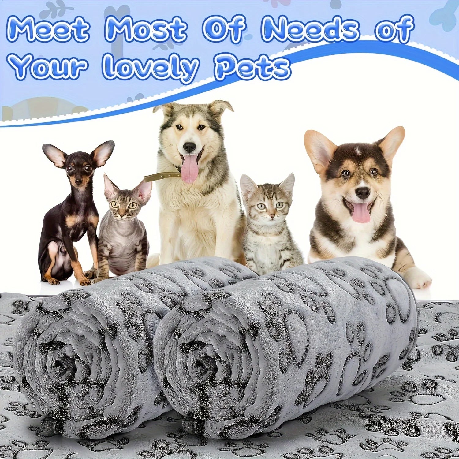 CozyPaws™ Ultra-Soft Pet Blanket