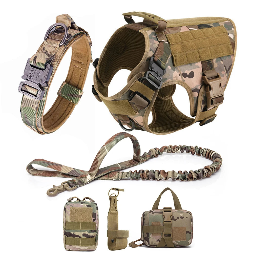 Tactical Dog Harness Set