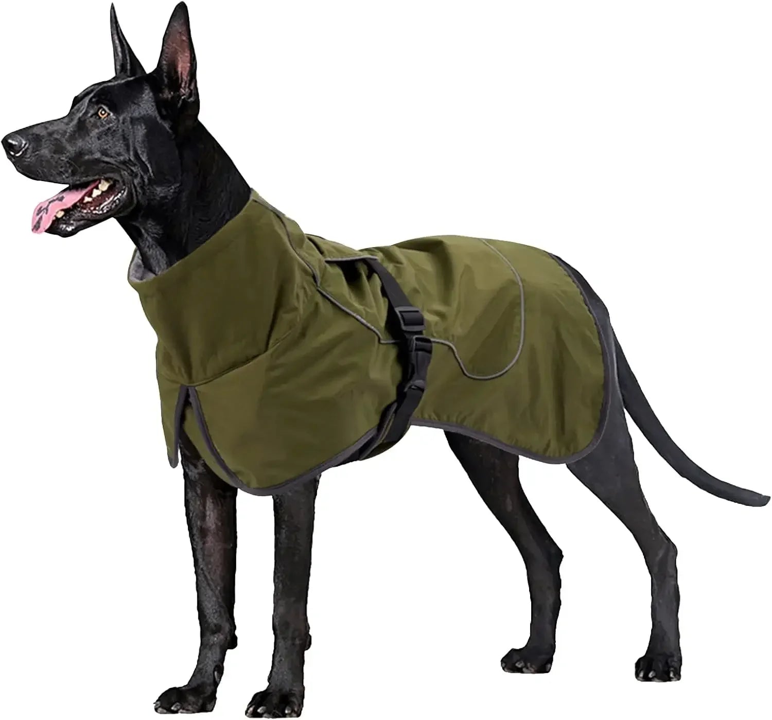 Waterproof Dog Coat – Fleece-Lined Winter Jacket