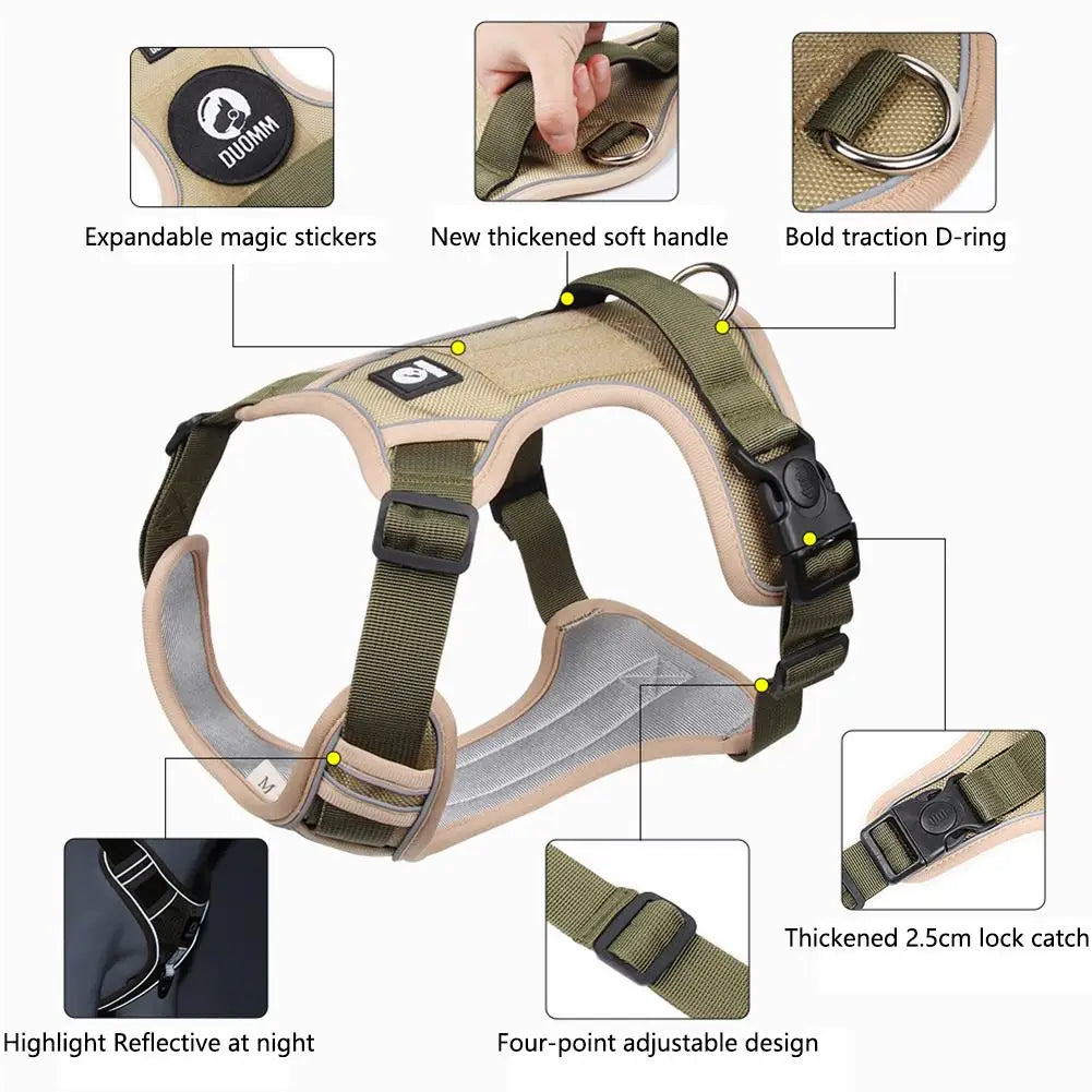 SafeStride™ Reflective No-Pull Dog Harness