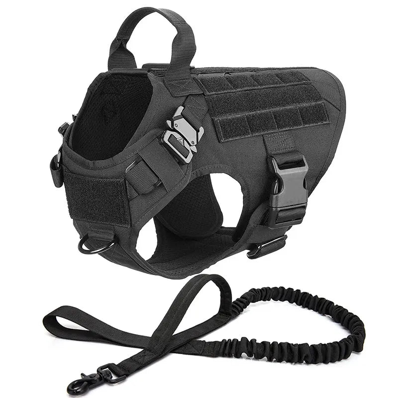 Tactical Dog Harness Set