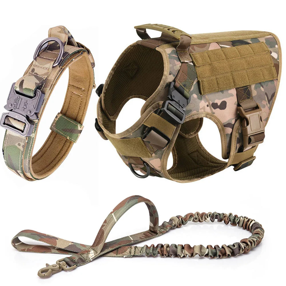 Tactical Dog Harness Set