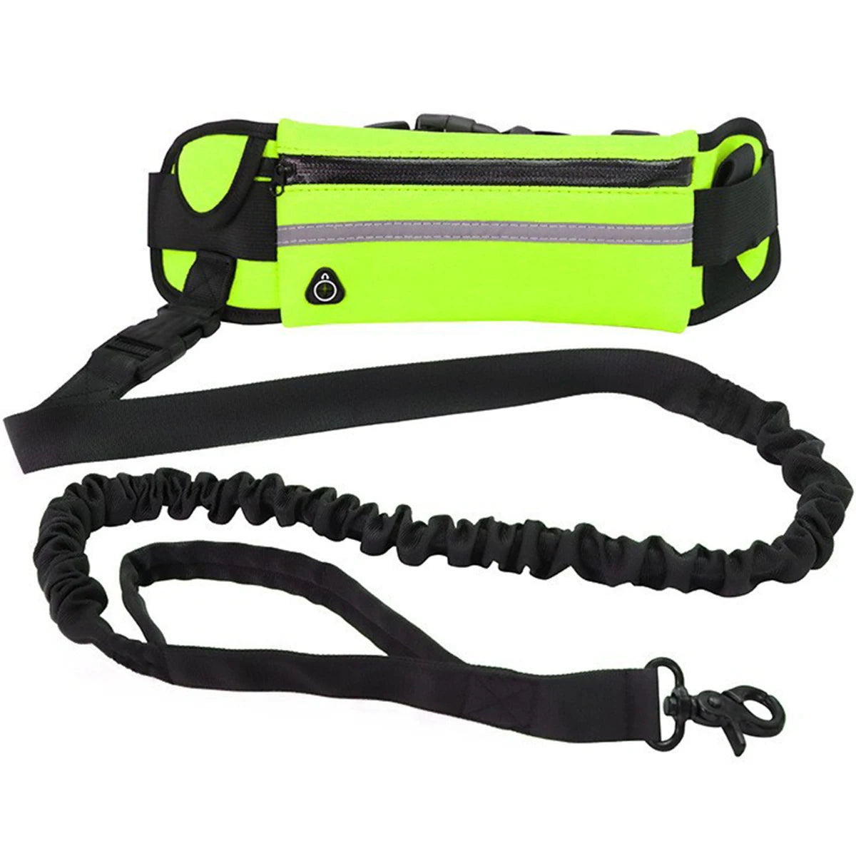 Hands-Free Reflective Dog Lead with Waist Belt