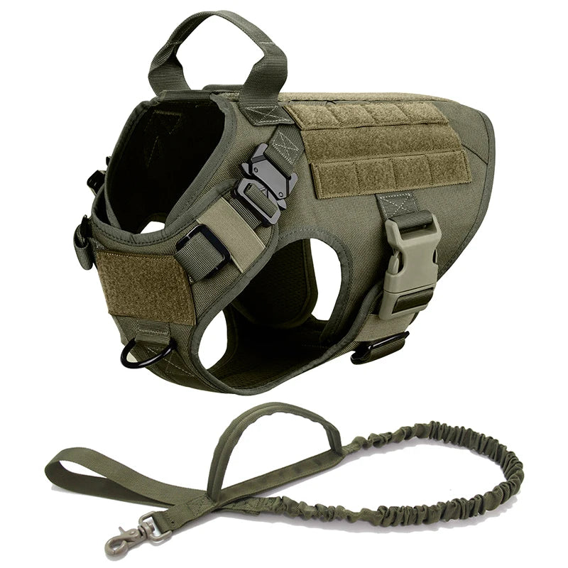 Tactical Dog Harness Set